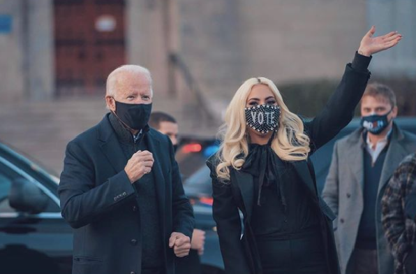 lady gaga e joe biden