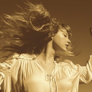 taylor swift na capa do album fearless taylors version imagem divulgada com anuncio da nova versao da faixa love story