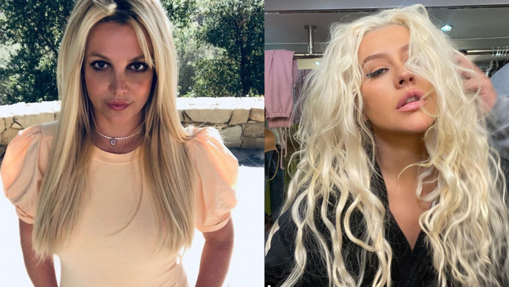brtney spears christina aguilera
