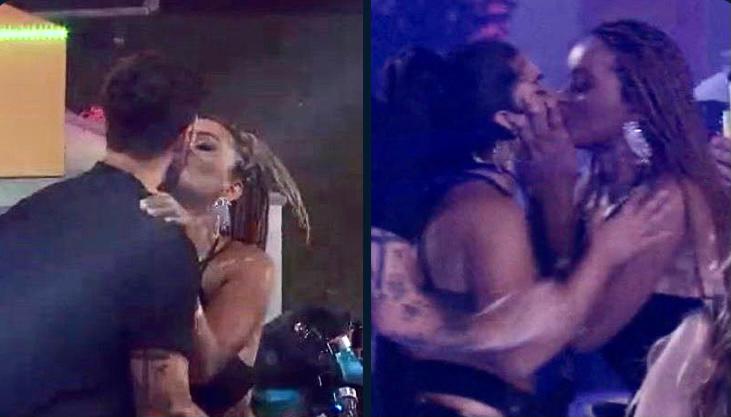 Beijo triplo marca primeira festa do BBB22