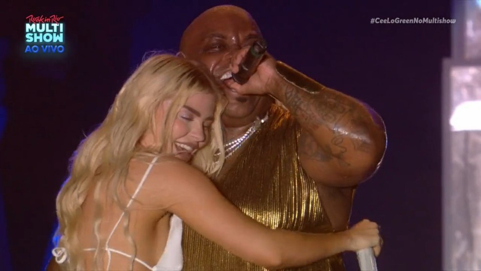 CeeLo Green e Luísa Sonza no Rock in Rio