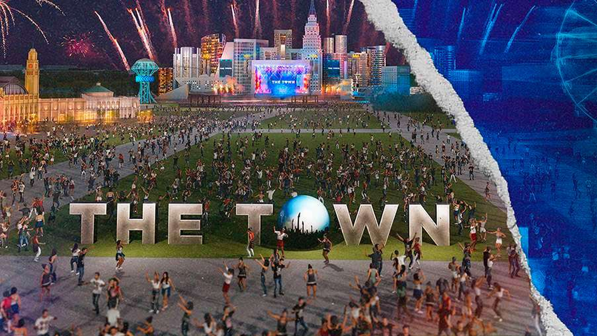 the town