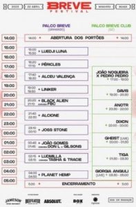 breve festival horários
