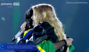 Luísa Sonza e Demi Lovato. Reprodução/Tracklist