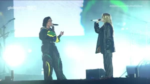 Luísa Sonza e Demi Lovato. Reprodução/Multishow