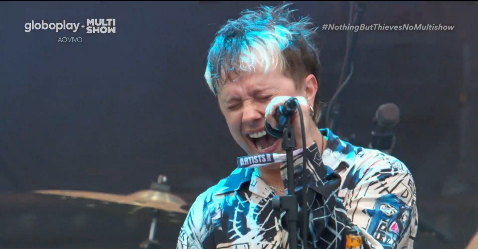 Nothing But Thieves no Lollapalooza Brasil 2024. Créditos: Reprodução
