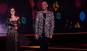 Tata Werneck e Paulo Gustavo no Prêmio Multishow 2020