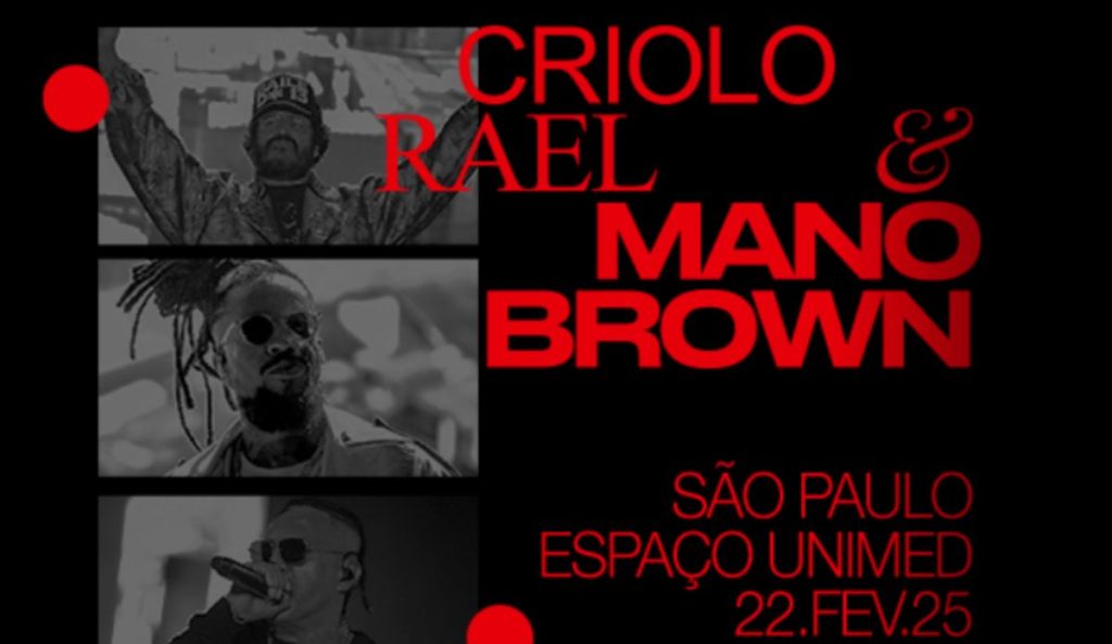 Criolo, Rael e Mano Brown em São Paulo