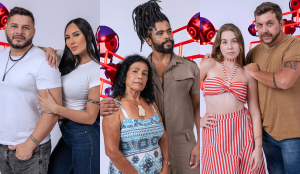 Marcelo e Arleane; Vilma e Diogo; e Raissa e Edilberto