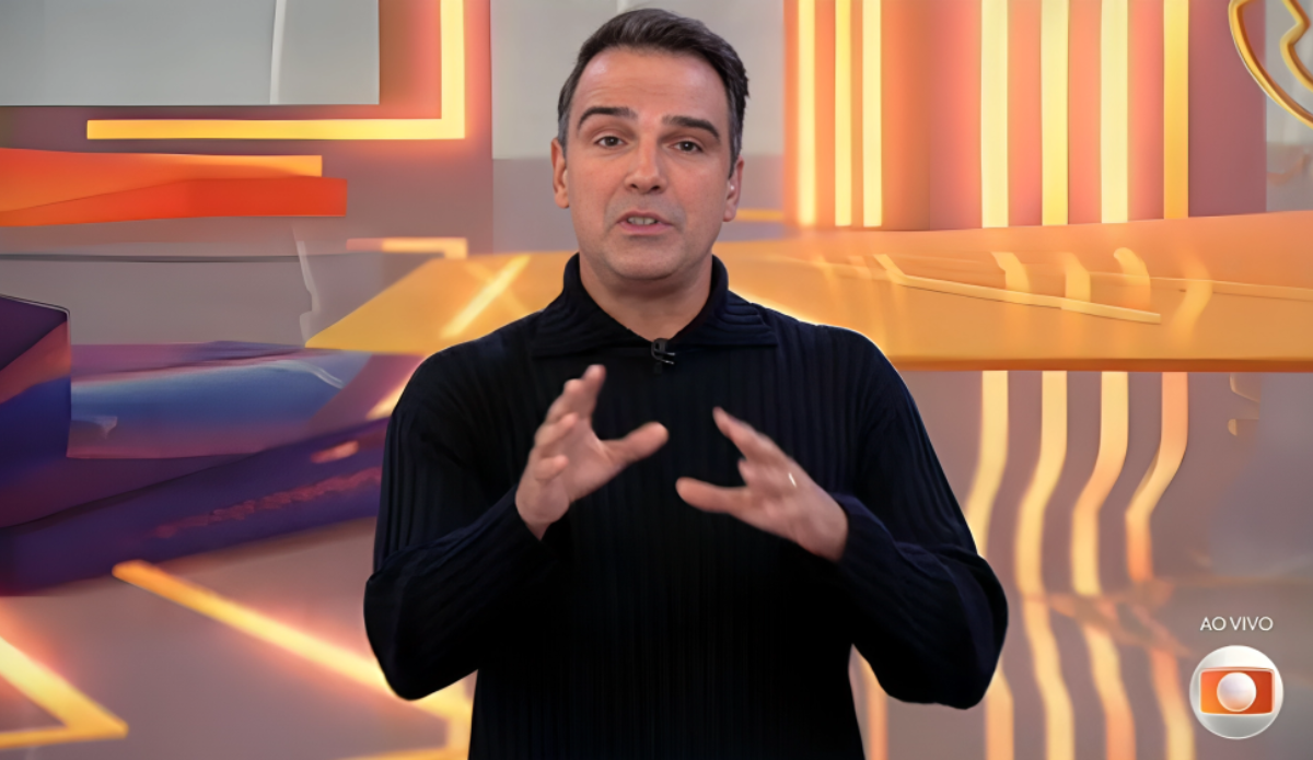 Tadeu Schmidt, apresentador do BBB