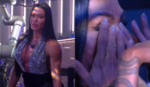 Gracyanne chora ao ouvir música de Belo no BBB 25