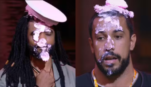 Diogo e Maike durante o Sincerão no BBB 25