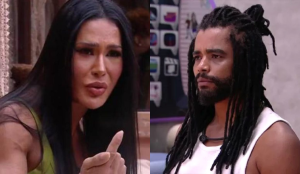 Gracyanne Barbosa e Diogo Almeida no BBB 25