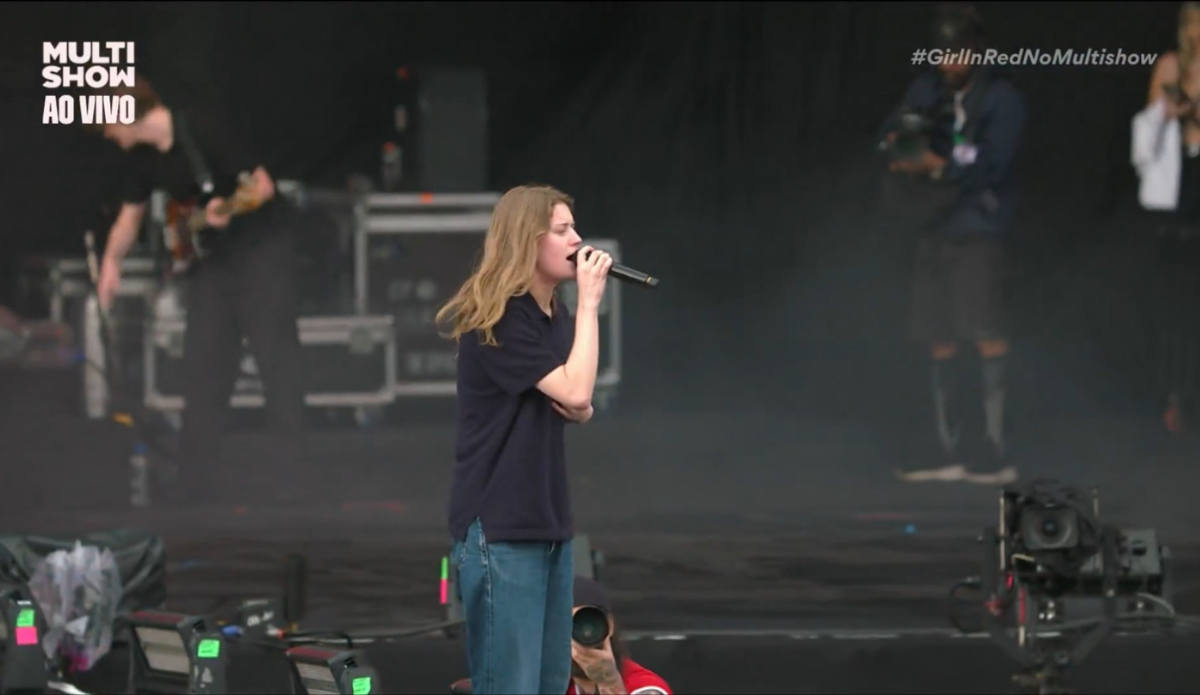 Girl In Red no palco do Lollapalooza.