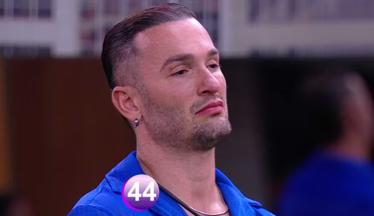 Diego Hypolito durante Sincerão no BBB 25