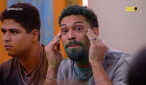 Vinícius durante Sincerão no BBB 25