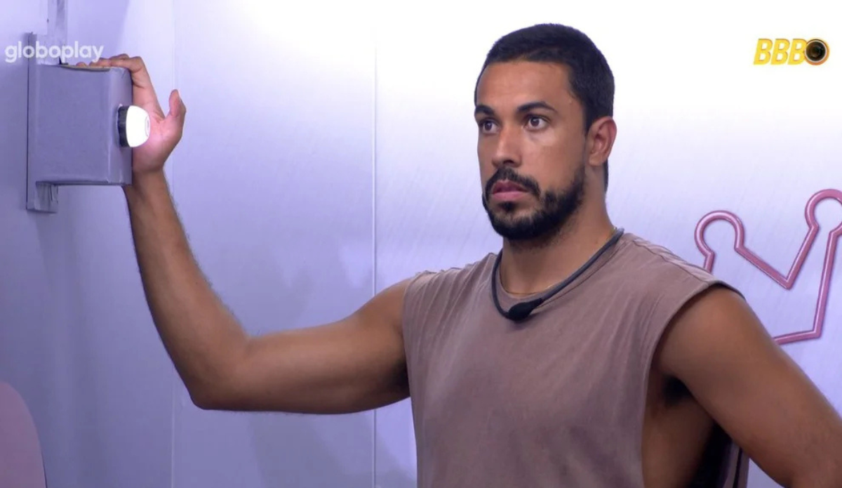 Maike durante Prova do Líder no BBB 25