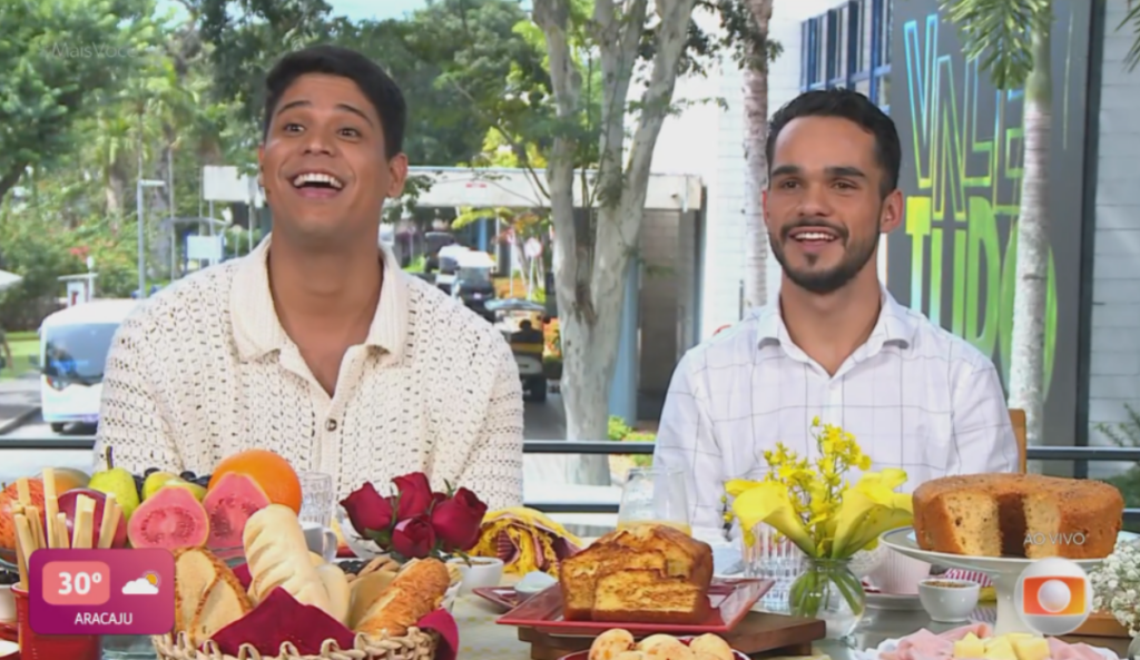 Guilherme e João Pedro no Mais Você