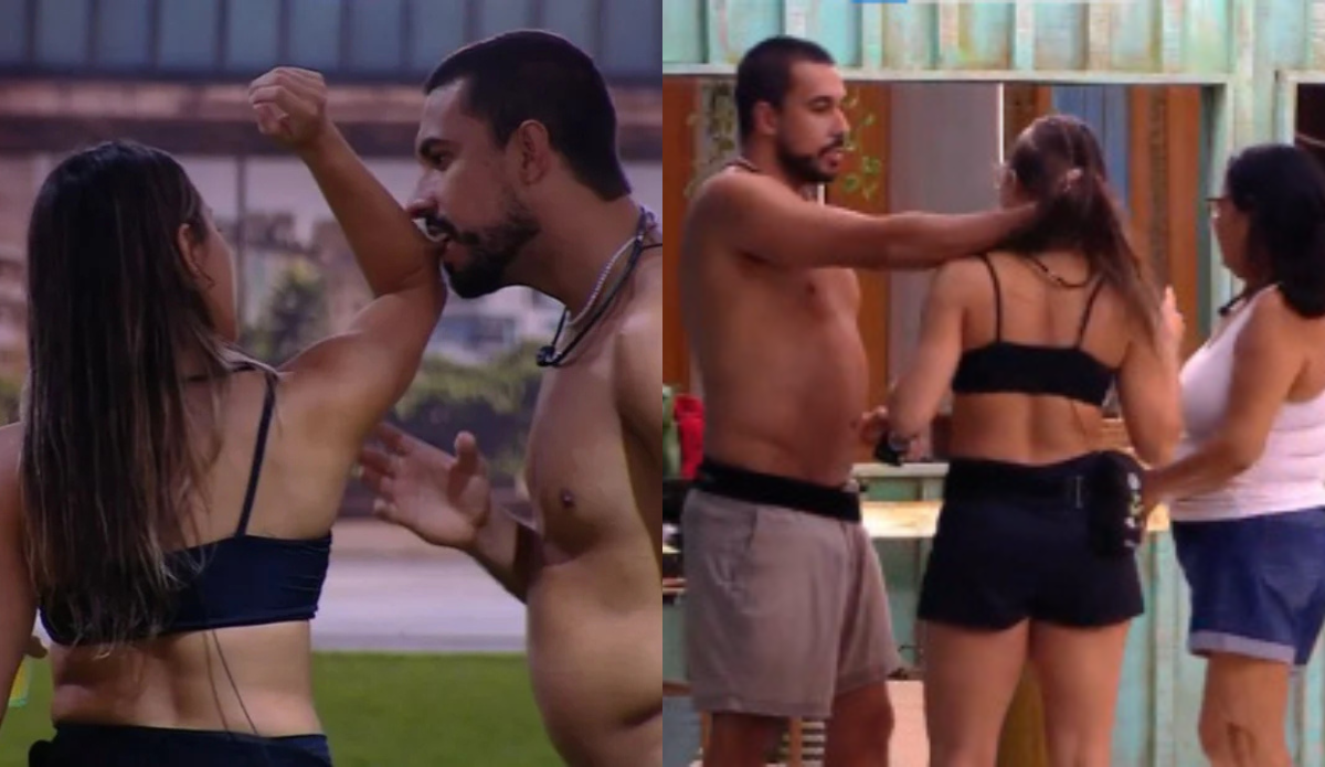 Maike é advertido por atitudes com Renata no BBB 25