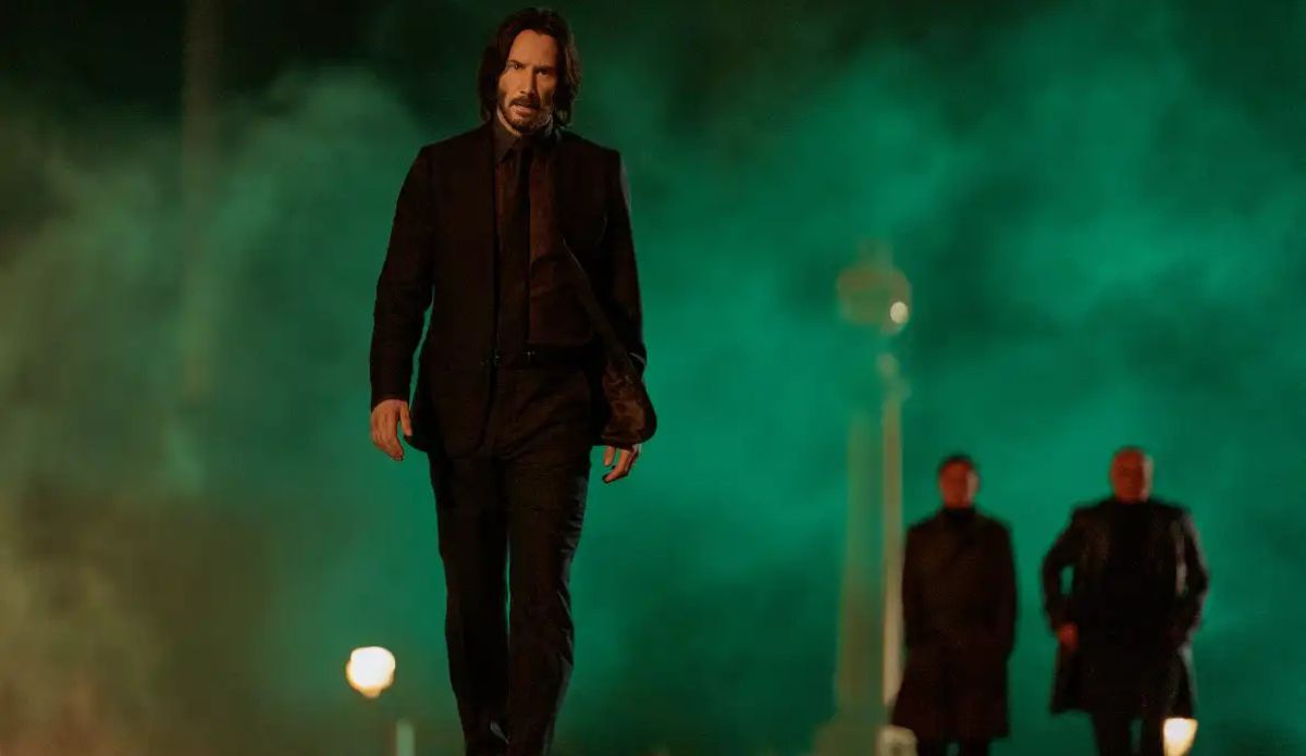 Keanu Reeves interpretando John Wick.