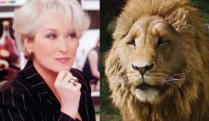 Meryl streep deve dar voz ao leão Aslan em as crônicas de Nárnia
