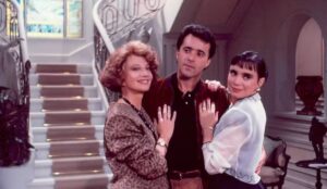 Gloria Menezes, Tony Ramos e Regina Duarte em 'Rainha da Sucata'