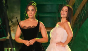 Myra Ruiz e Fabi Bang, dubladoras de Elphaba e Glinda