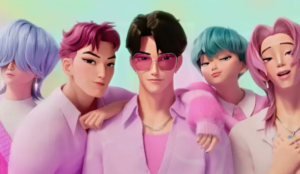 Saja Boys, grupo da animação "Guerreiras do K-Pop", da Netflix