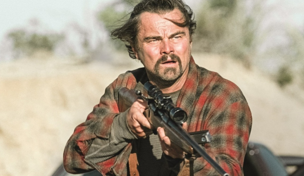 Leonardo DiCaprio no filme "Uma Batalha Após a Outra"
