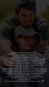 ana castela e zé felipe anunciam término de relacionamento