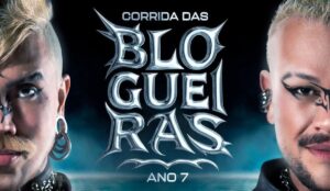 Edu Camargo e Fih Oliveira, apresentadores do reality "Corrida das Blogueiras"