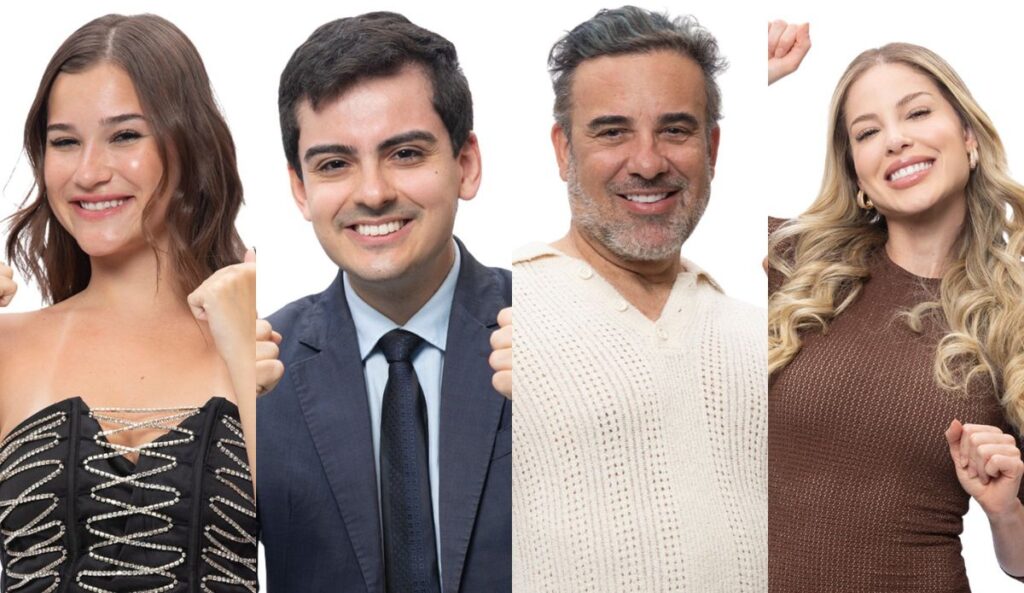 Duda, Dudu, Fabiano e Saory são os finalistas de A Fazenda 17