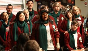 glee episódios de natal em séries