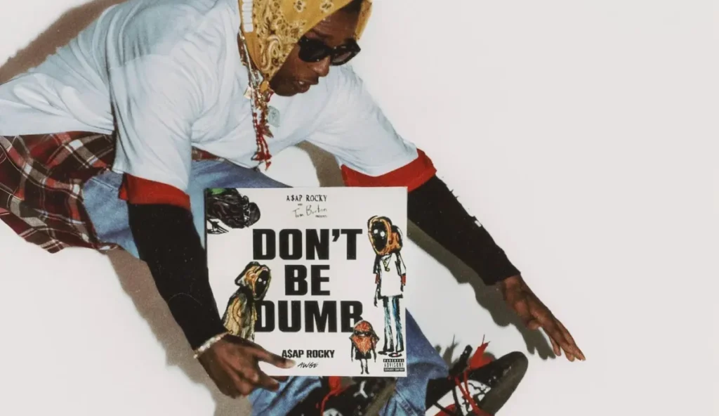 capa do novo álbum do a$ap rocky, Don't Be Dumb