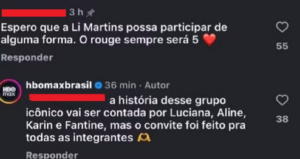 HBO Max Brasil confirma que todas as integrantes do grupo Rouge foram convidadas para participar do documentário