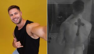 Jonas Sulzbach no BBB 26; participante aparece tomando banho no Quarto do Líder após festa.