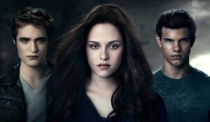 Jacob, Bella e Edward - personagens de "Crepúsculo"