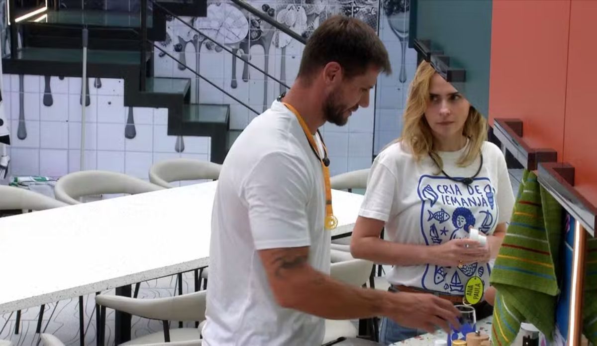 Jonas e Ana Paula no BBB 26 durante conversa; veja o resumo de hoje (18/02)