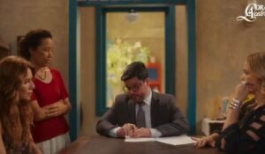 Janete e Zilá acompanham a leitura do testamento em Coração Acelerado durante os capítulos da semana de 23 a 28 de fevereiro na novela das 19h da Globo; veja o resumo