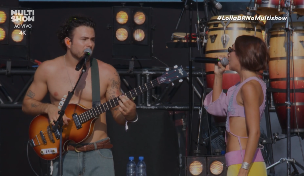 Foto em Grupo no Lollapalooza Brasil 2026. Imagem Reprodução