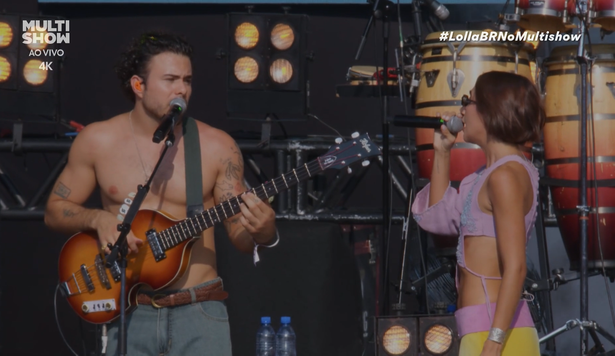 Foto em Grupo no Lollapalooza Brasil 2026. Imagem Reprodução