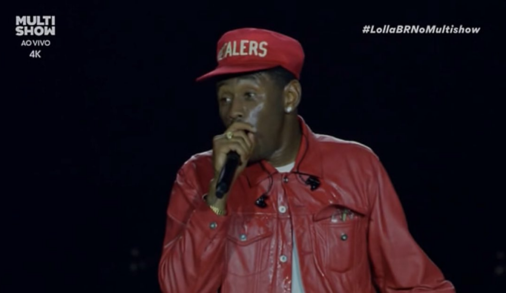 Tyler, The Creator encerra o Lollapalooza Brasil 2026 neste domingo (22). Créditos Reprodução
