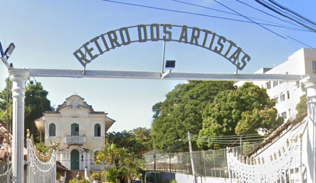 Entrada do Retiro dos Artistas, no Rio de Janeiro