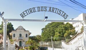 Entrada do Retiro dos Artistas, no Rio de Janeiro