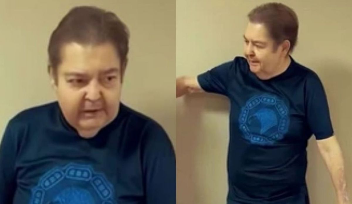Faustão faz rara aparição em vídeo nas redes sociais e surge sem cadeira de rodas após transplantes