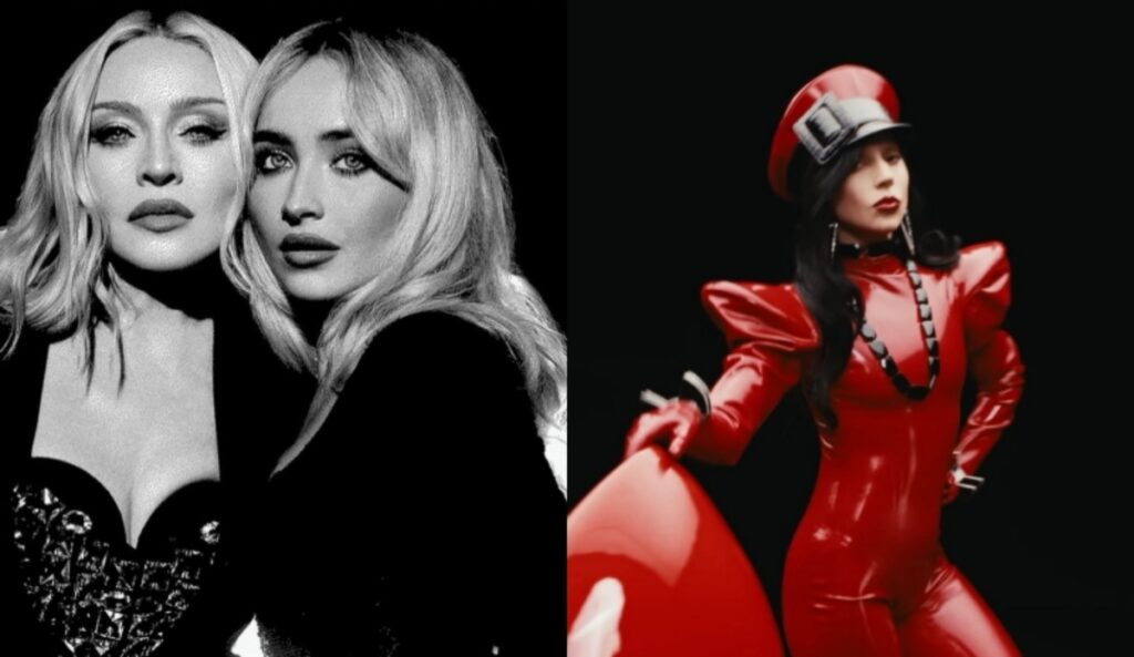lançamentos da semana singles de madonna & sabrina carpenter e lady gaga
