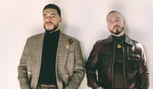 Os cantores Ryan Castro e J Balvin