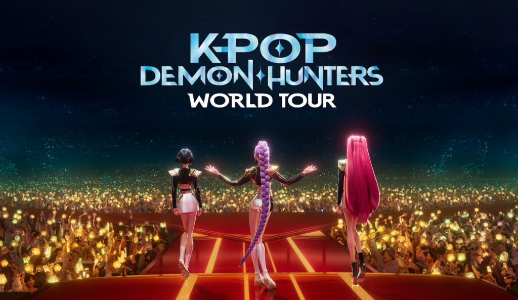 guerreiras do k-pop turnê