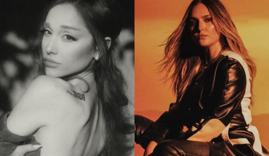 lançamentos da semana singles de ariana grande e perrie