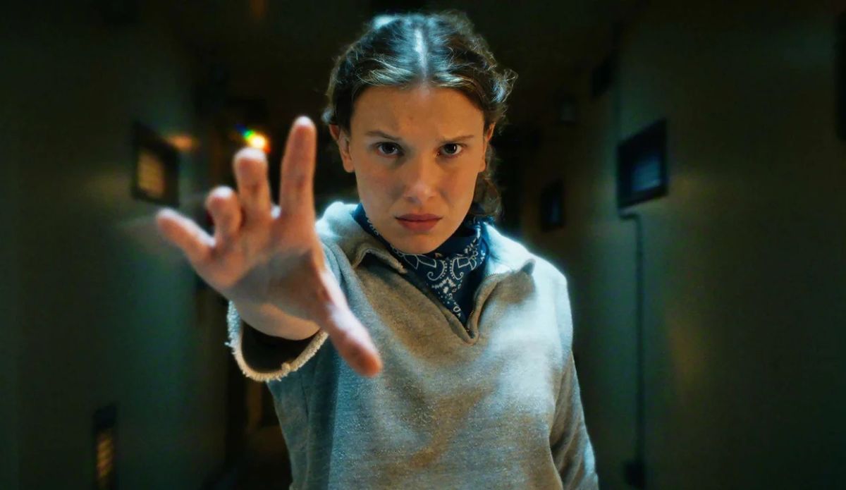 Millie Bobby Brown como Eleven em "Stranger Things"